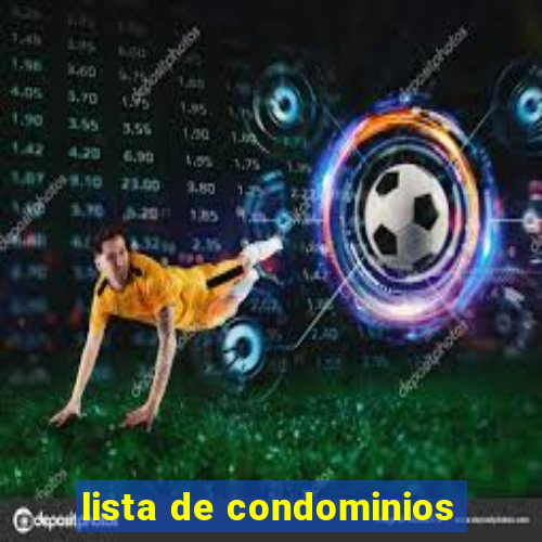 lista de condominios